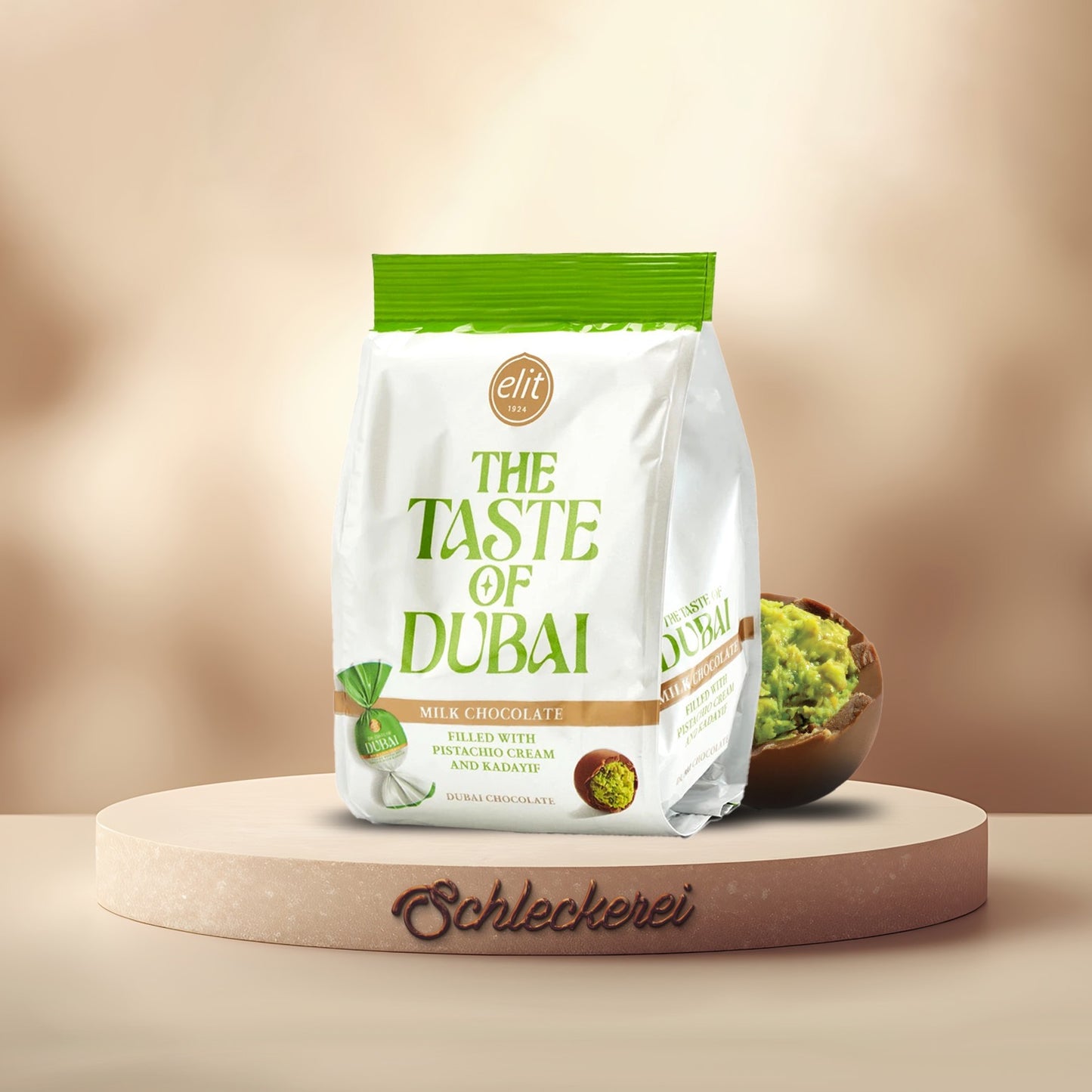 Elit The Taste Of Dubai - Chocolat En Boule À La Pistache Kunefe /96g