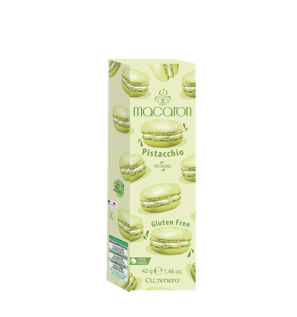 Macaron Pistacchio / 42g (boîte de 3 pièces)