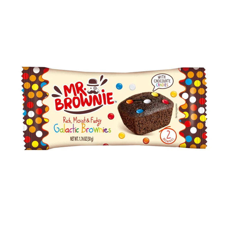 Mr Brownie Galactic / 50g ( 2 Brownie dans le paquet) DLC 21/03