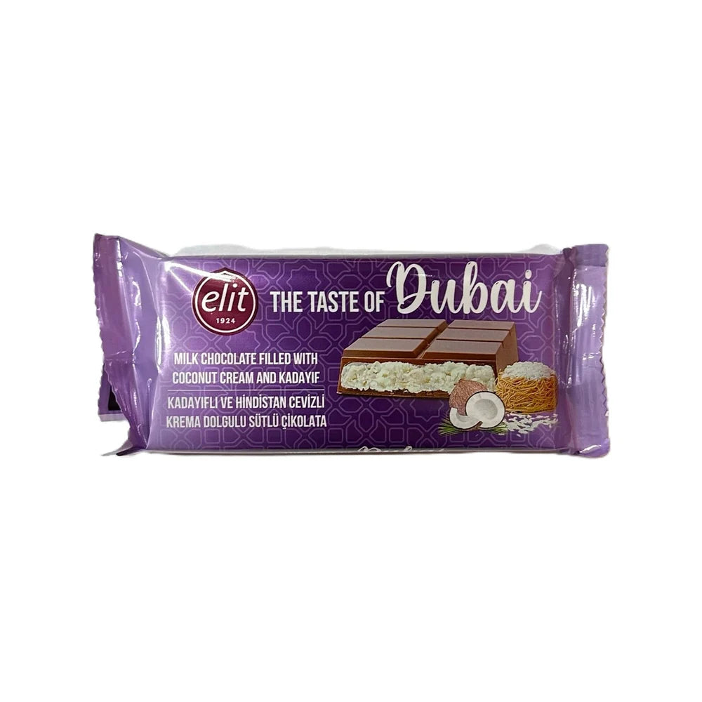 Elit Dubai chocolat au lait, coco et kadayif / 90g