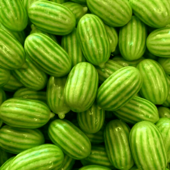 Chewing-gum acidulés Pastèque / 100g