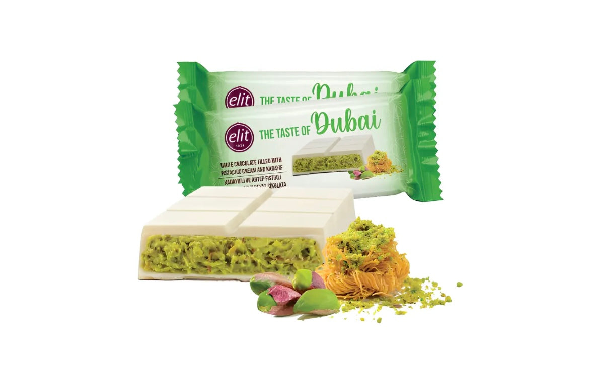 Elif The Taste Of Dubai White Pistachio Cream Kadayif (90g)