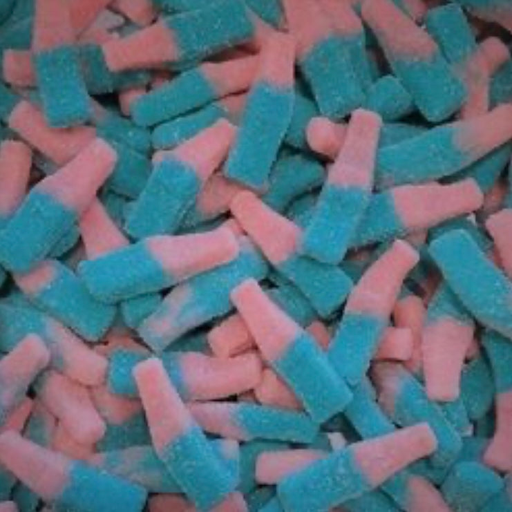 Bouteille Fizzy rose et bleue / 100g