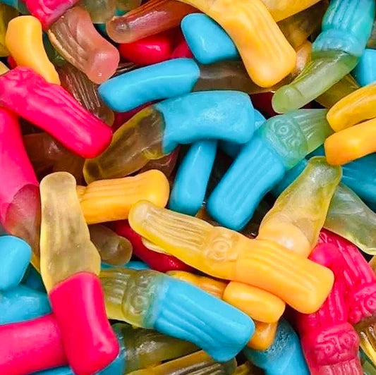 Bouteille multicolore lisse / 100g
