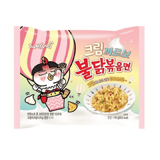 Nouilles Buldak Cream Carbonara Halal ( l’unité )