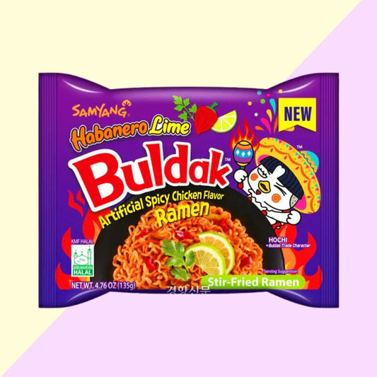 Samyang Ramen Hot Chicken Habanero Lime / 135g ( NEW )