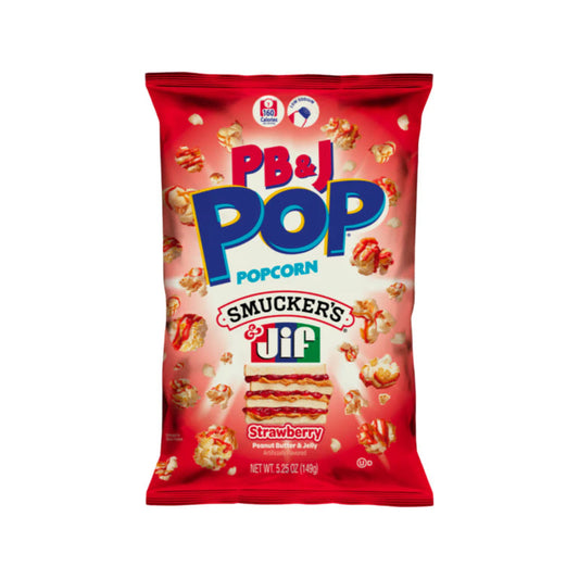 Pop Corn Peanut Butter & Jelly Strawberry / 149g