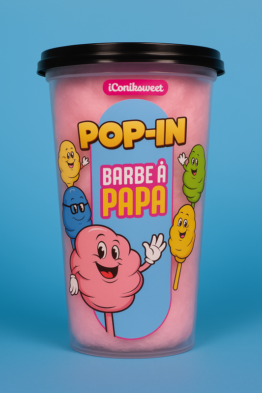 Barbe à Papa saveur Framboise (60g)