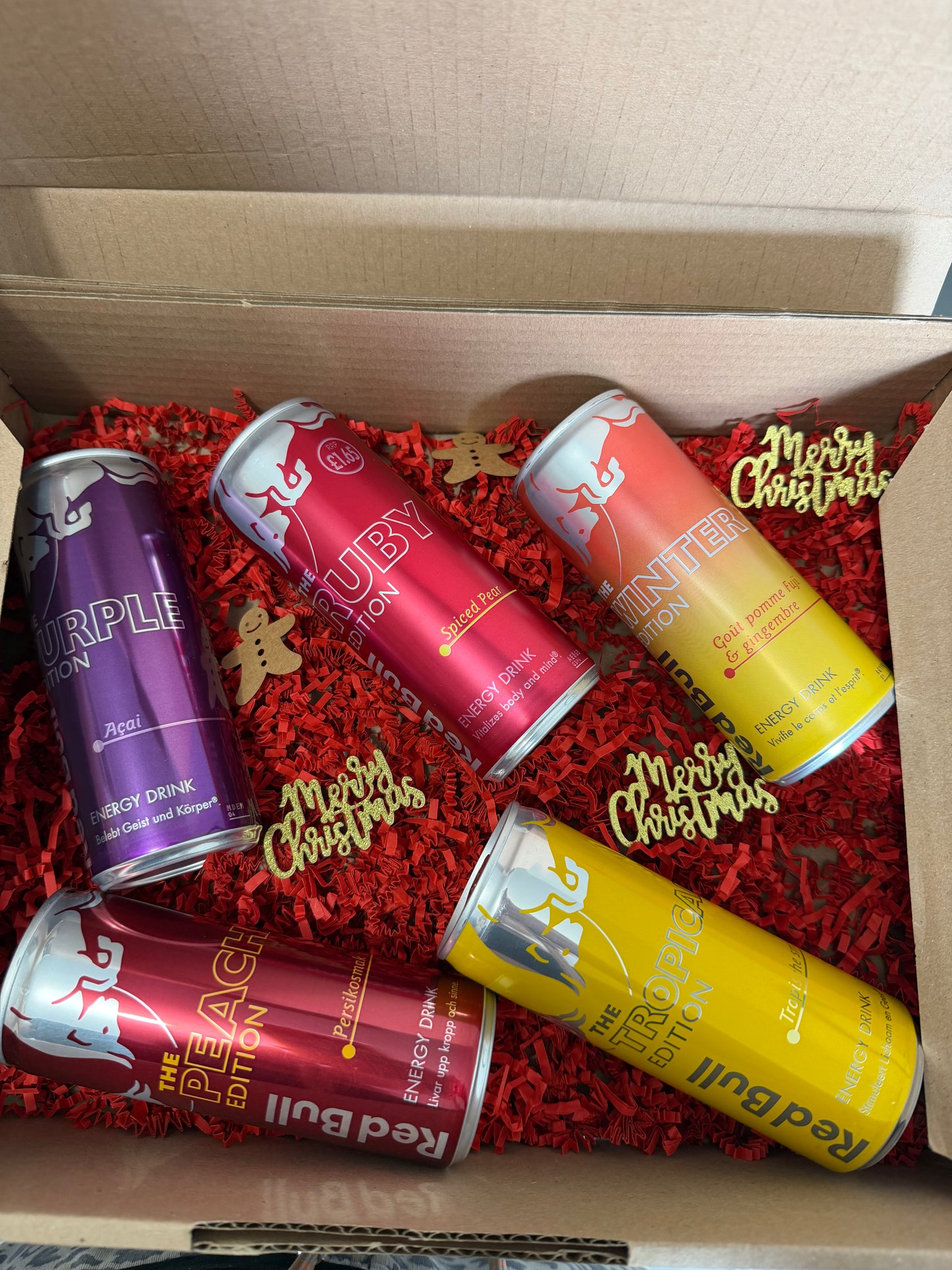 Box Redbull découverte 🎄🤶 ( 5 canettes )